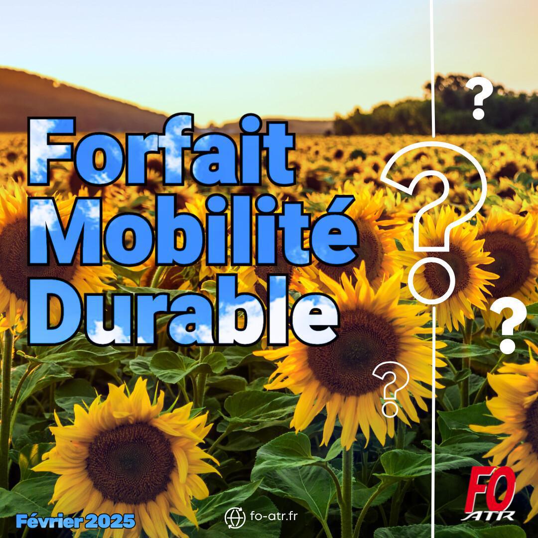 Synthèse forfait Mobilité Durable Synthèse forfait Mobilité Durable