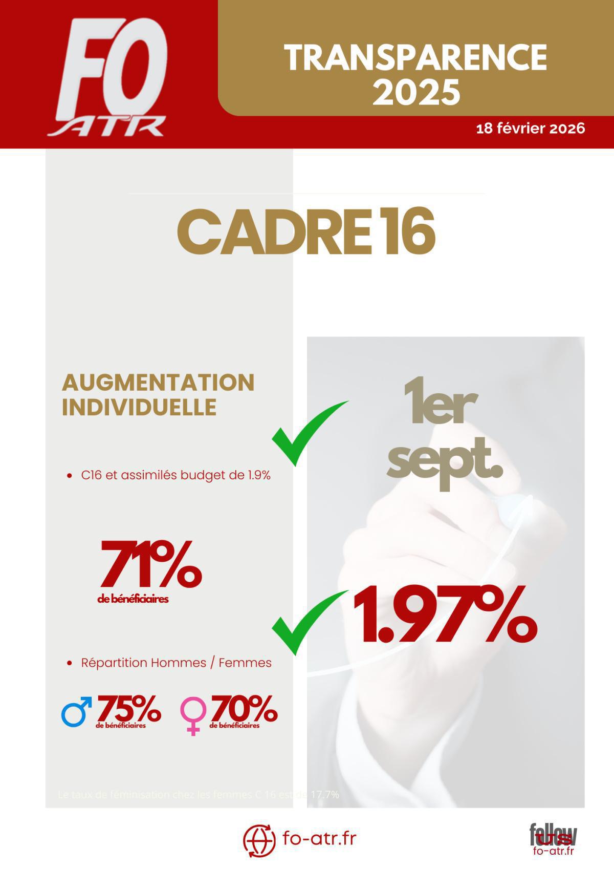 Politique salariale 2025-2026 : réunion de transparence