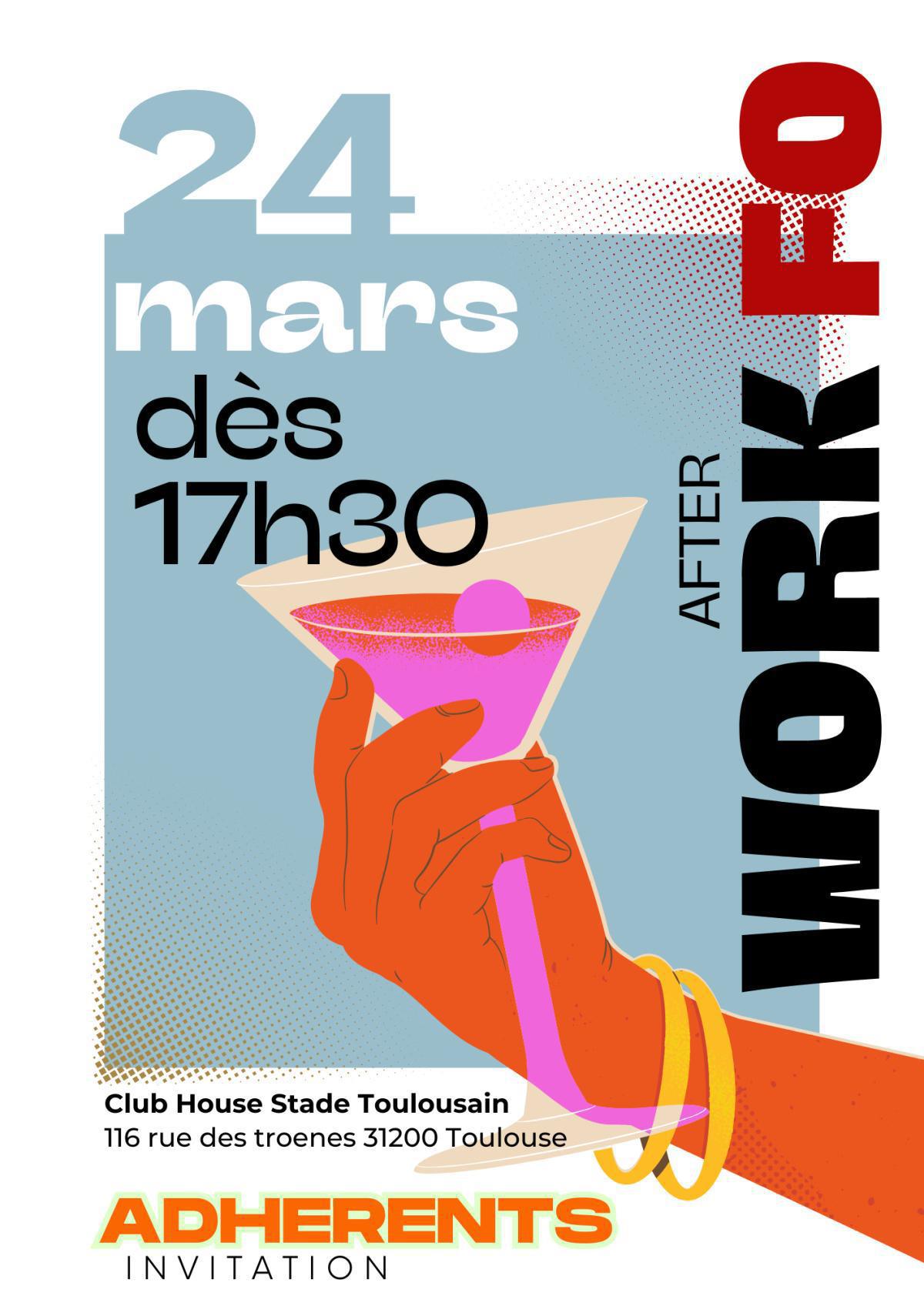 AfterWork FO au Club house du Stade Toulousain ! J-1