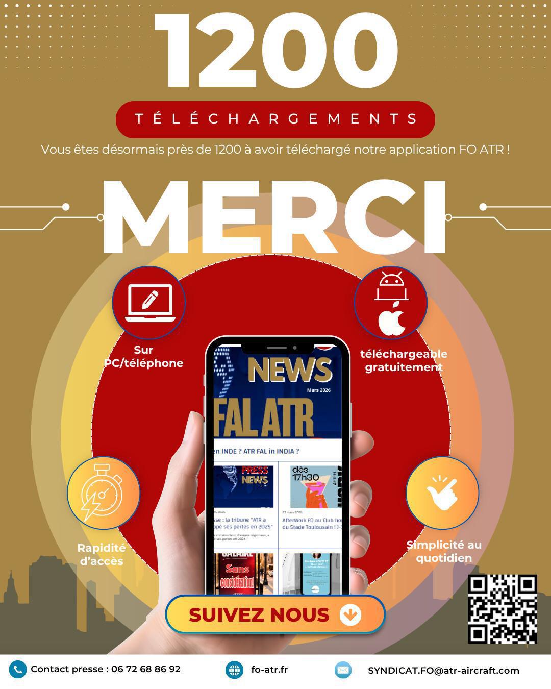 Restons connectés !