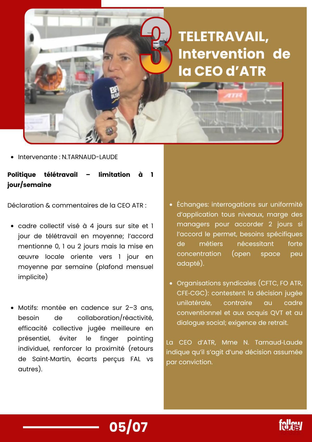 Synthèse CSE mai 2026, déclaration et commentaires sur le Télétravail
