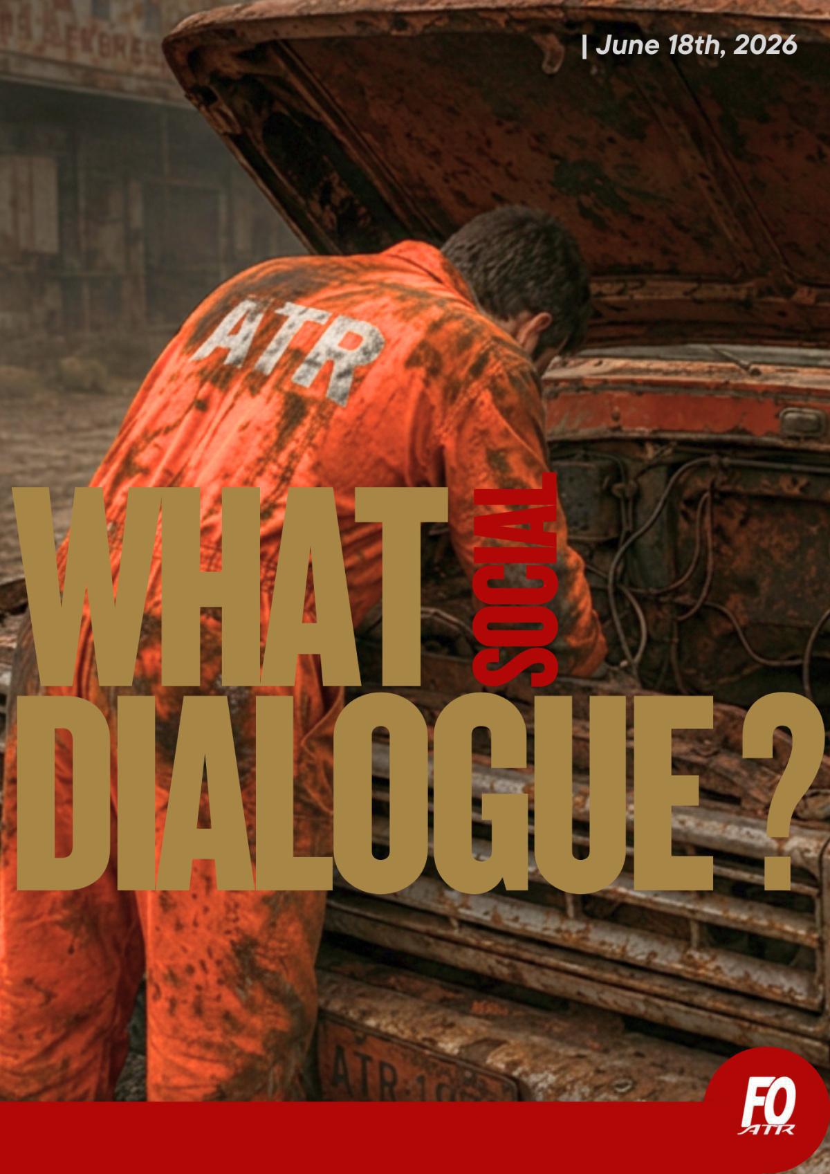 ATR : Quel dialogue social ?! What social dialogue?!