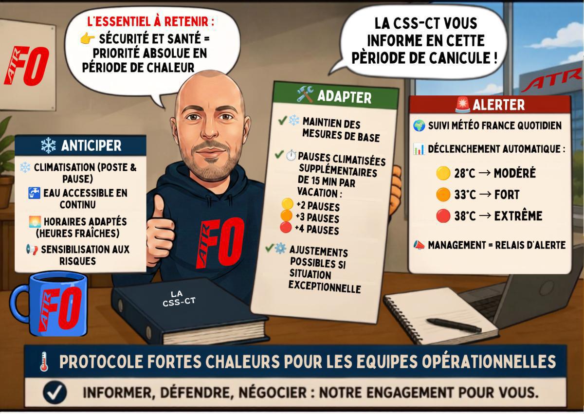 Info sur le protocole canicule !