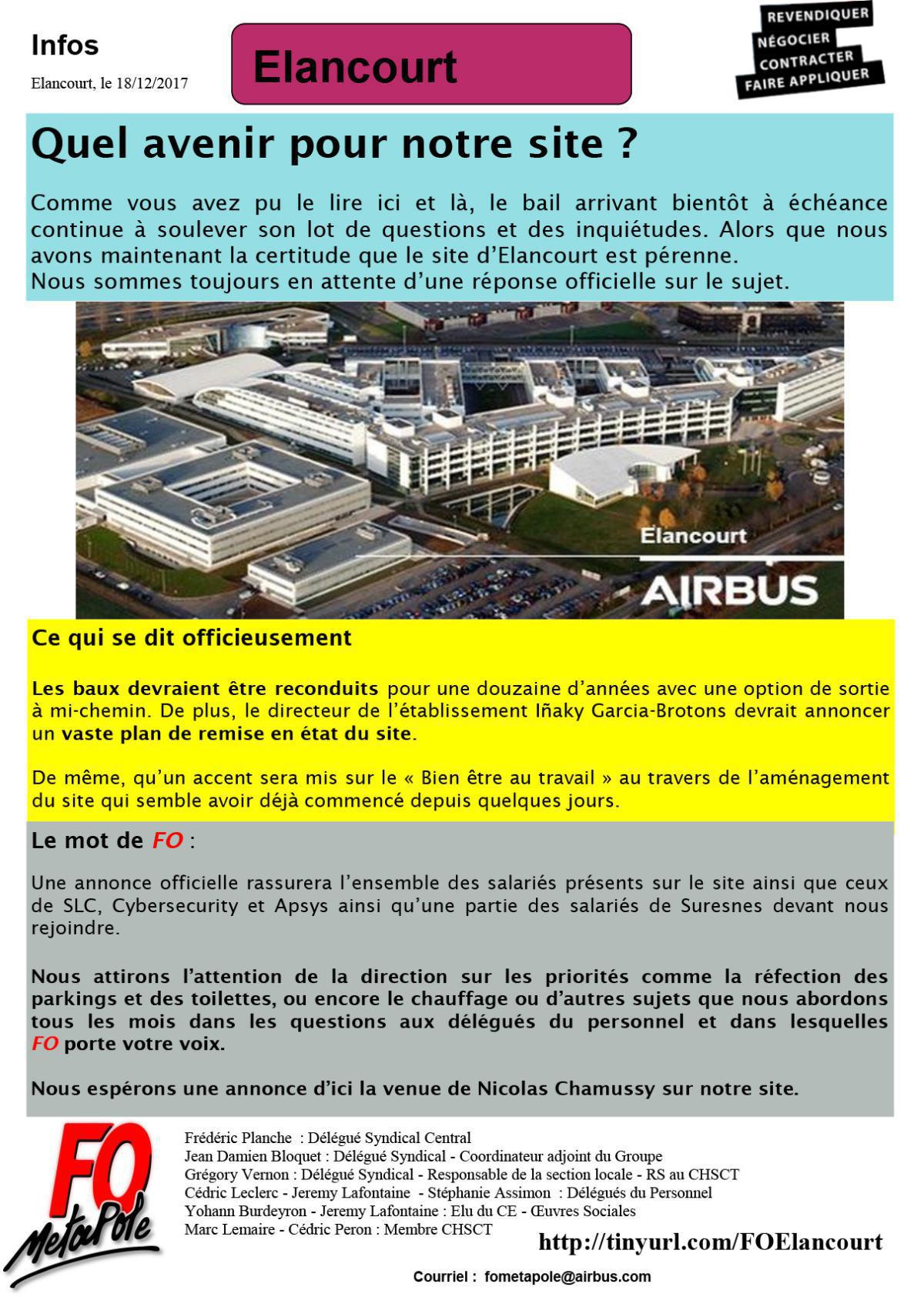 Quel avenir pour le site d'Airbus DS d'Elancourt ?