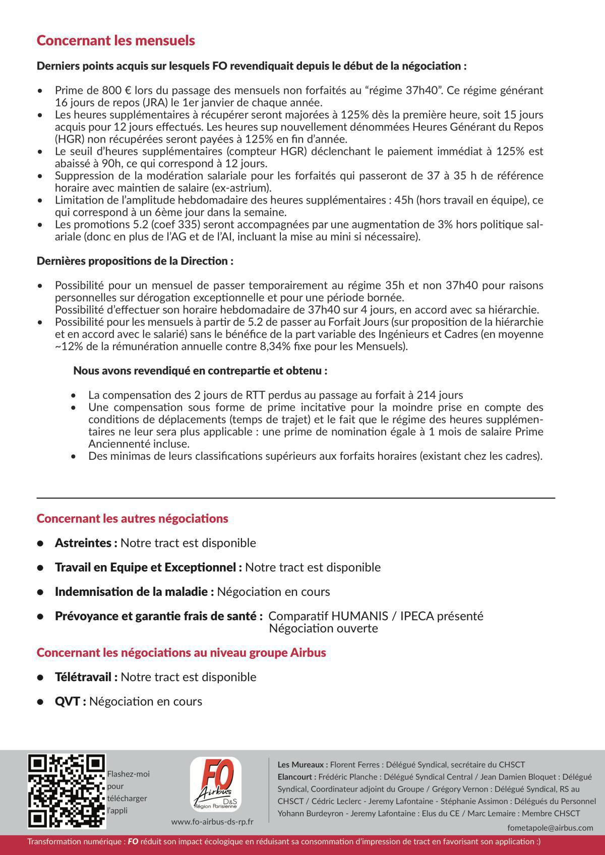 Accord : Statut Social Accord : Statut Social
