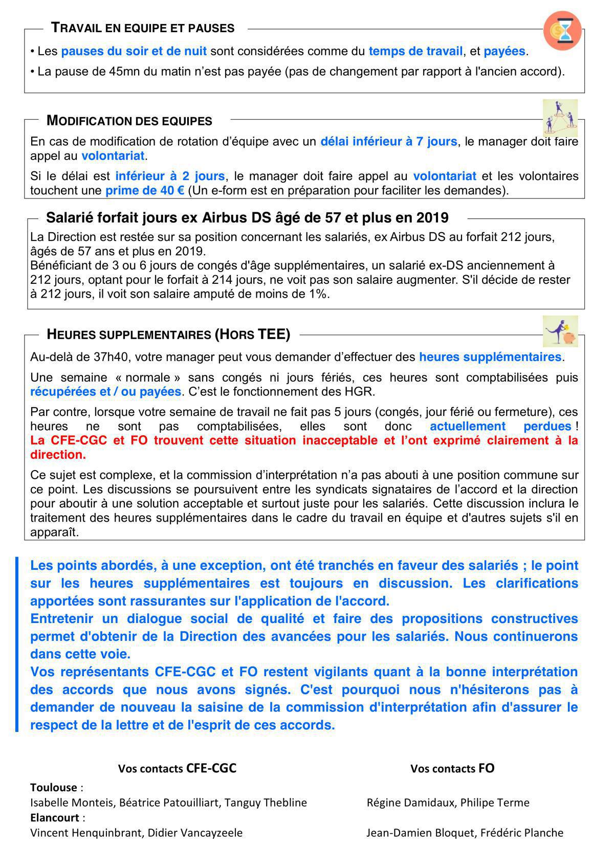 Relevé de décision de la commission Statut Social Relevé de décision de la commission Statut Social