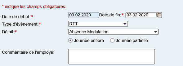Absence modulation