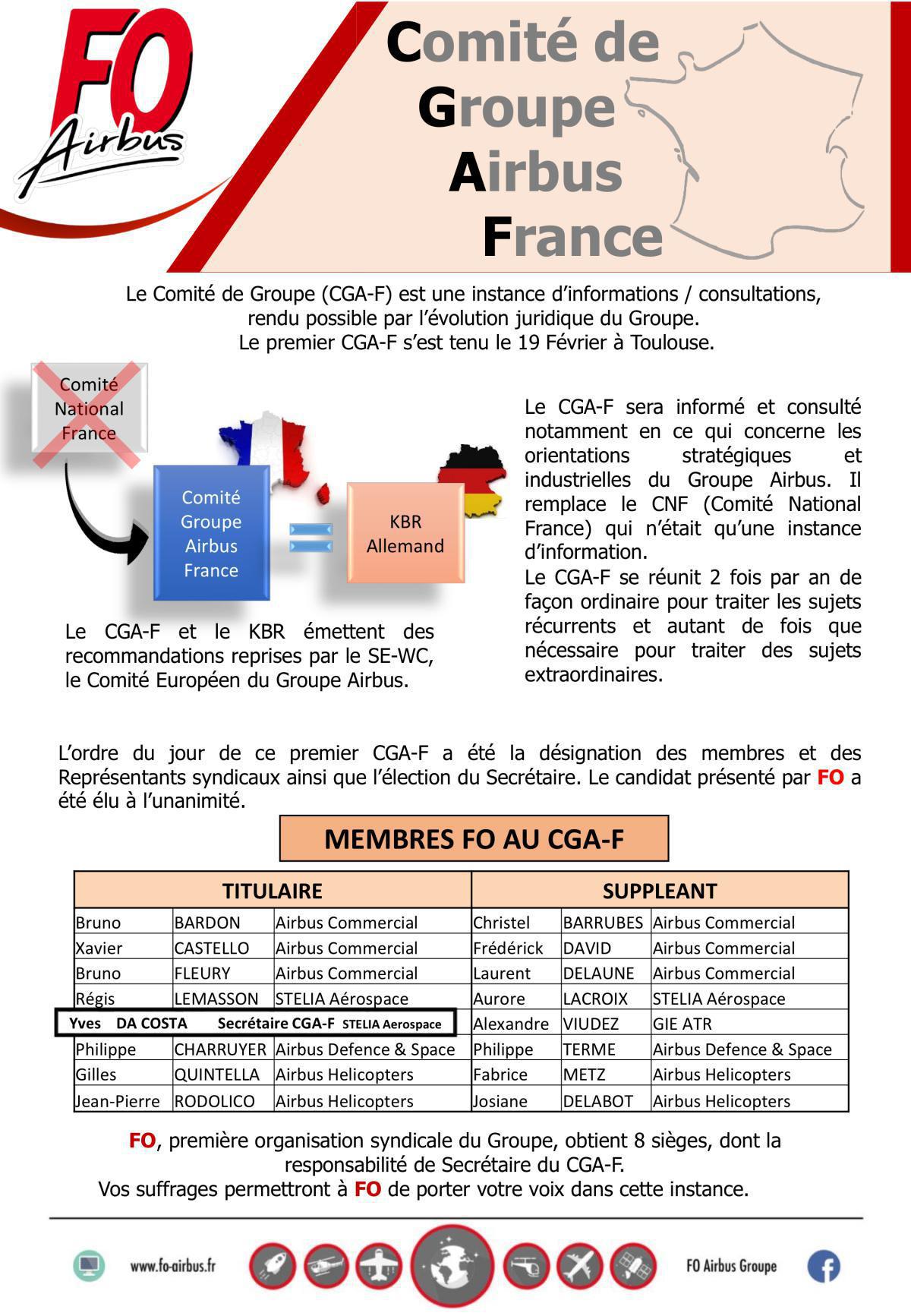Le nouveau Comité Groupe Le nouveau Comité Groupe
