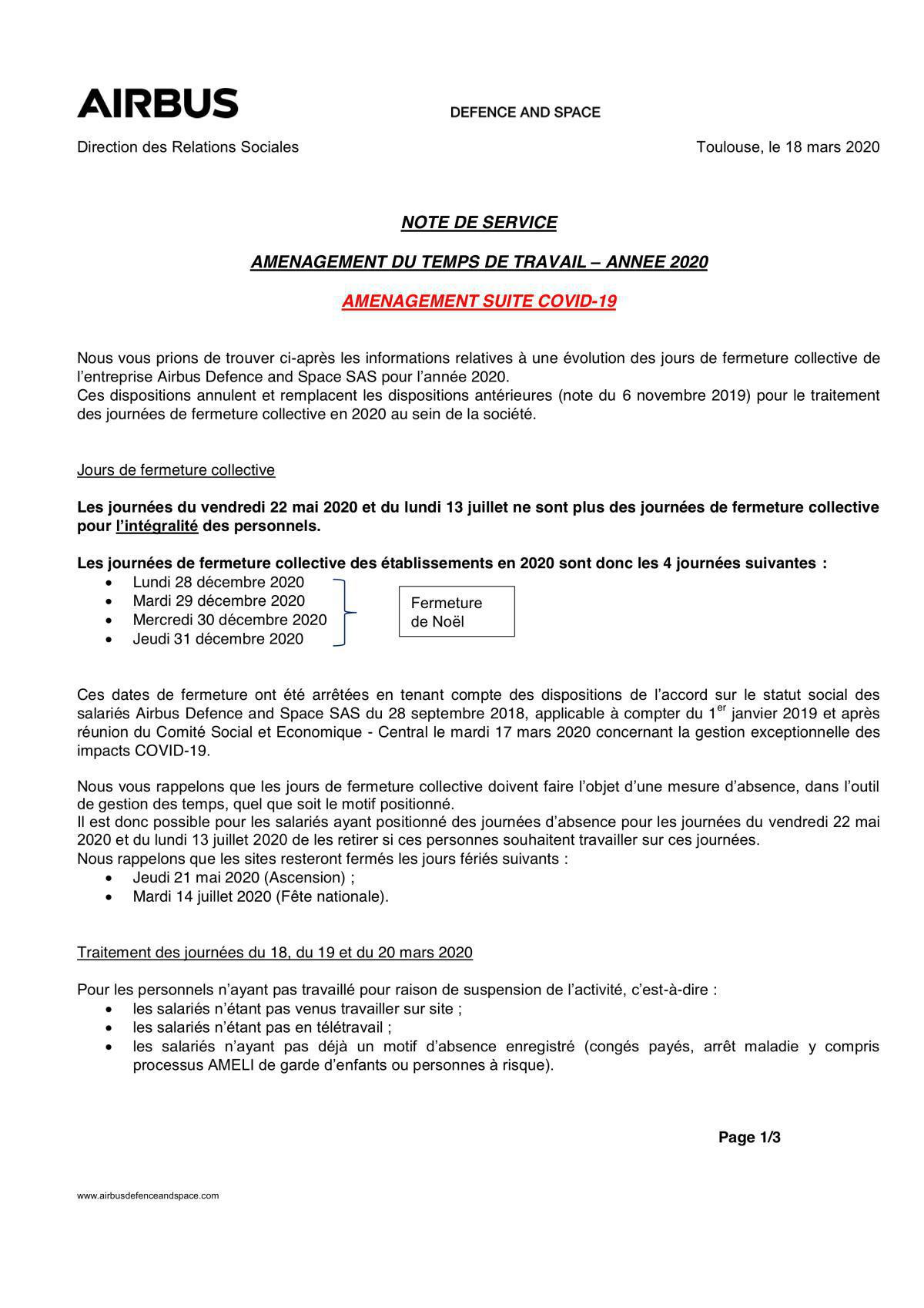 Aménagement du temps de travail Aménagement du temps de travail