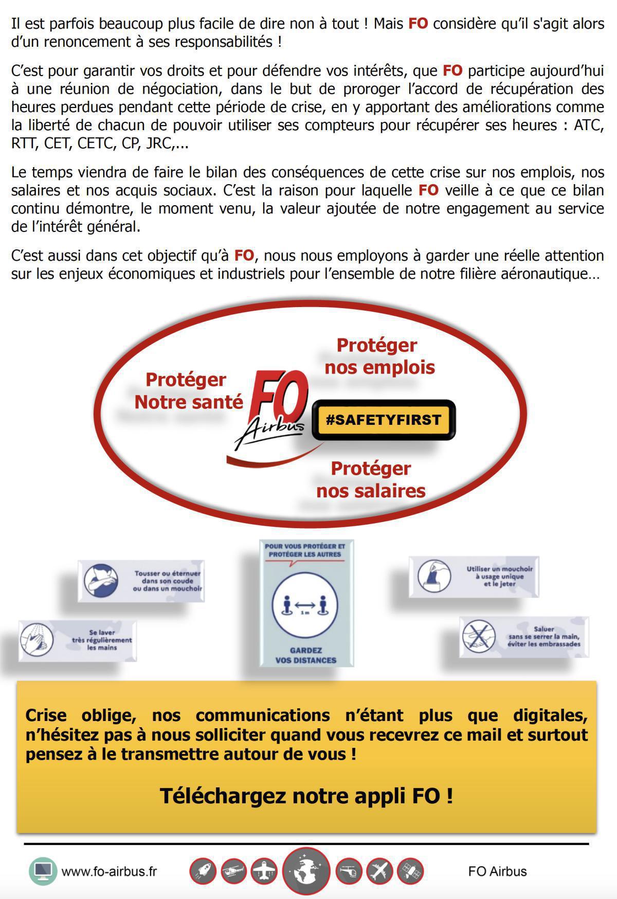 Protéger notre santé, nos emplois et nos salaires Protéger notre santé, nos emplois et nos salaires