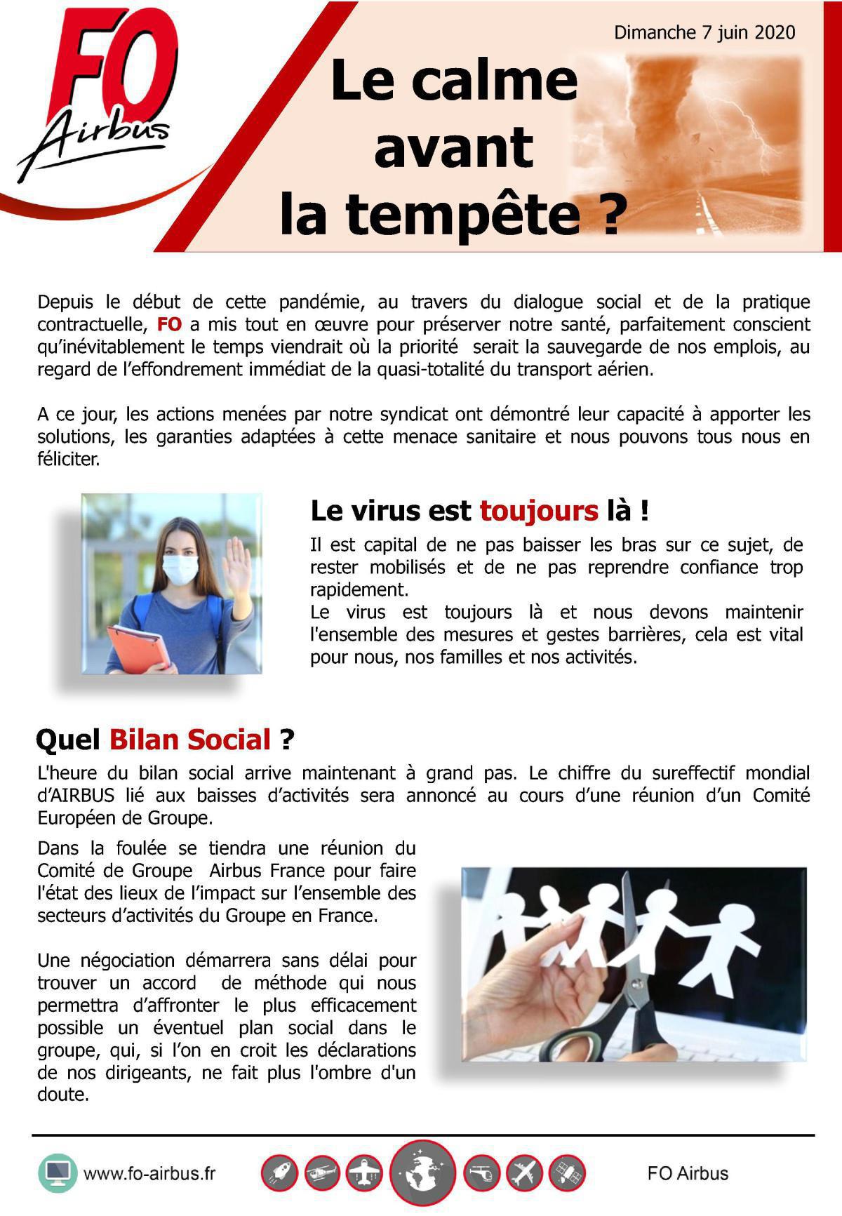 Le calme avant la tempête ? Le calme avant la tempête ?