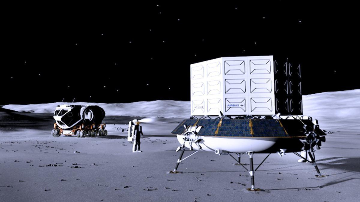 Airbus DS sélectionné par l’ESA pour son étude d’alunissseur Airbus DS sélectionné par l’ESA pour son étude d’alunissseur