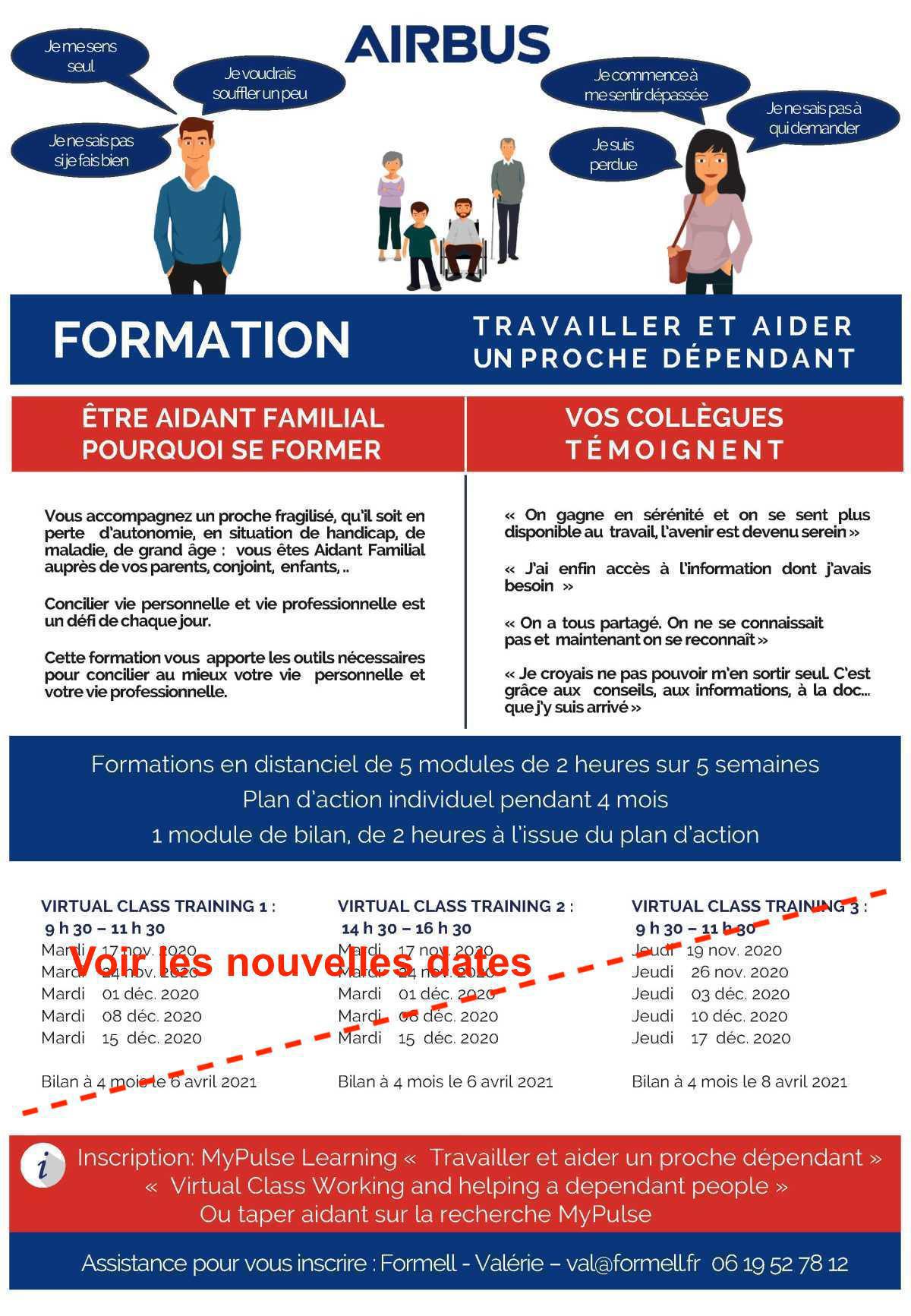 Aidant Familial : de nouvelles dates de formation sont disponibles Aidant Familial : de nouvelles dates de formation sont disponibles