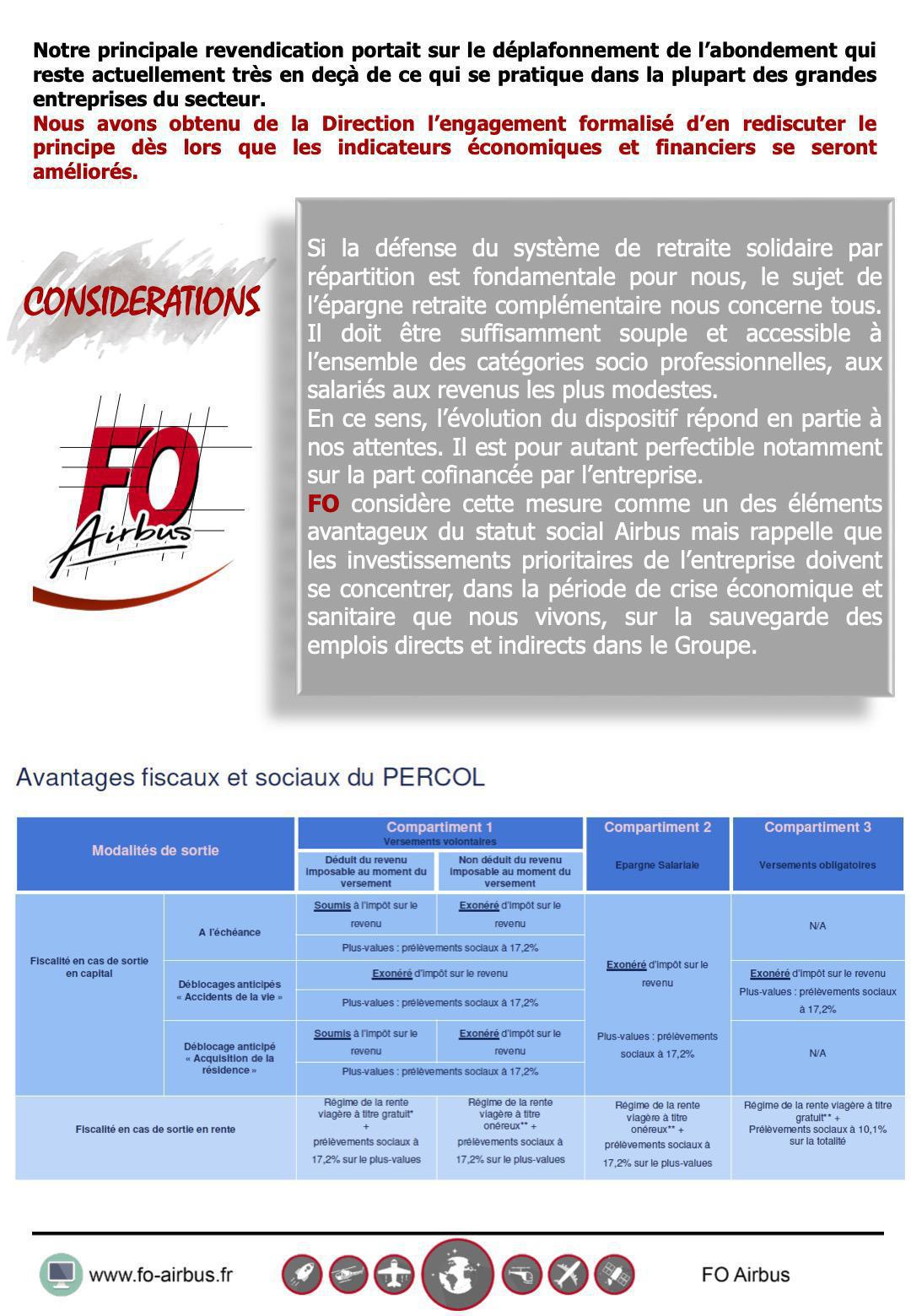 Epargne retraite : les dispositions du PERCOL Epargne retraite : les dispositions du PERCOL