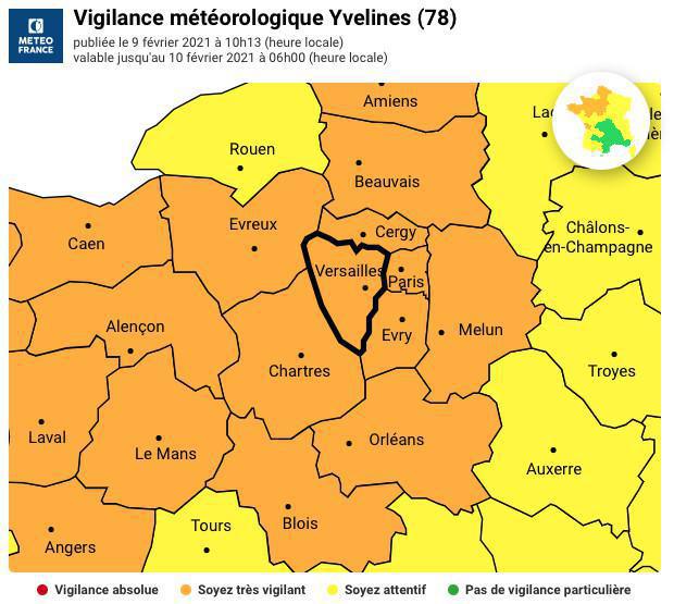 Alerte météo - Vigilance orange IDF Alerte météo - Vigilance orange IDF