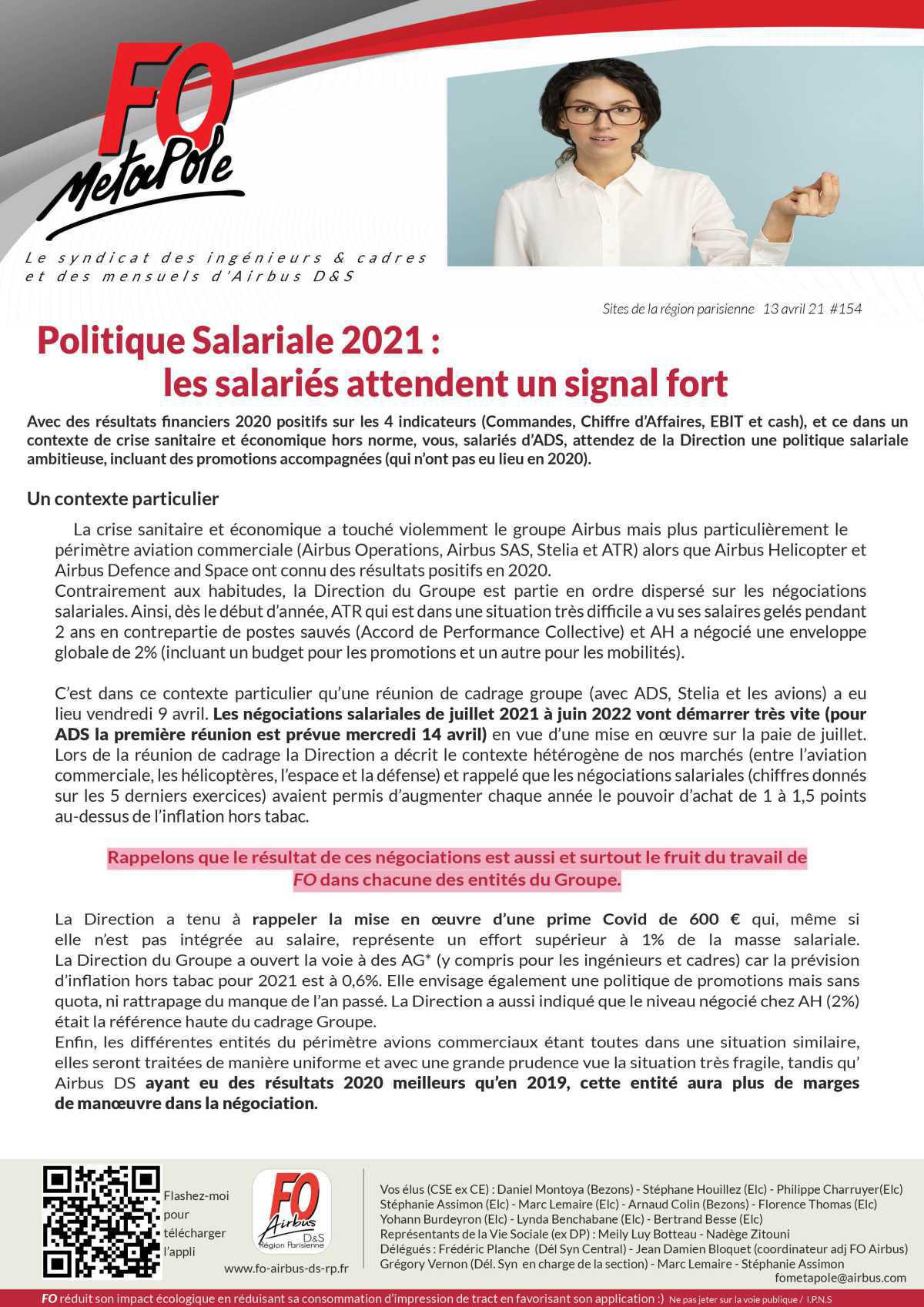 Politique Salariale : les salariés attendent un signal fort Politique Salariale : les salariés attendent un signal fort