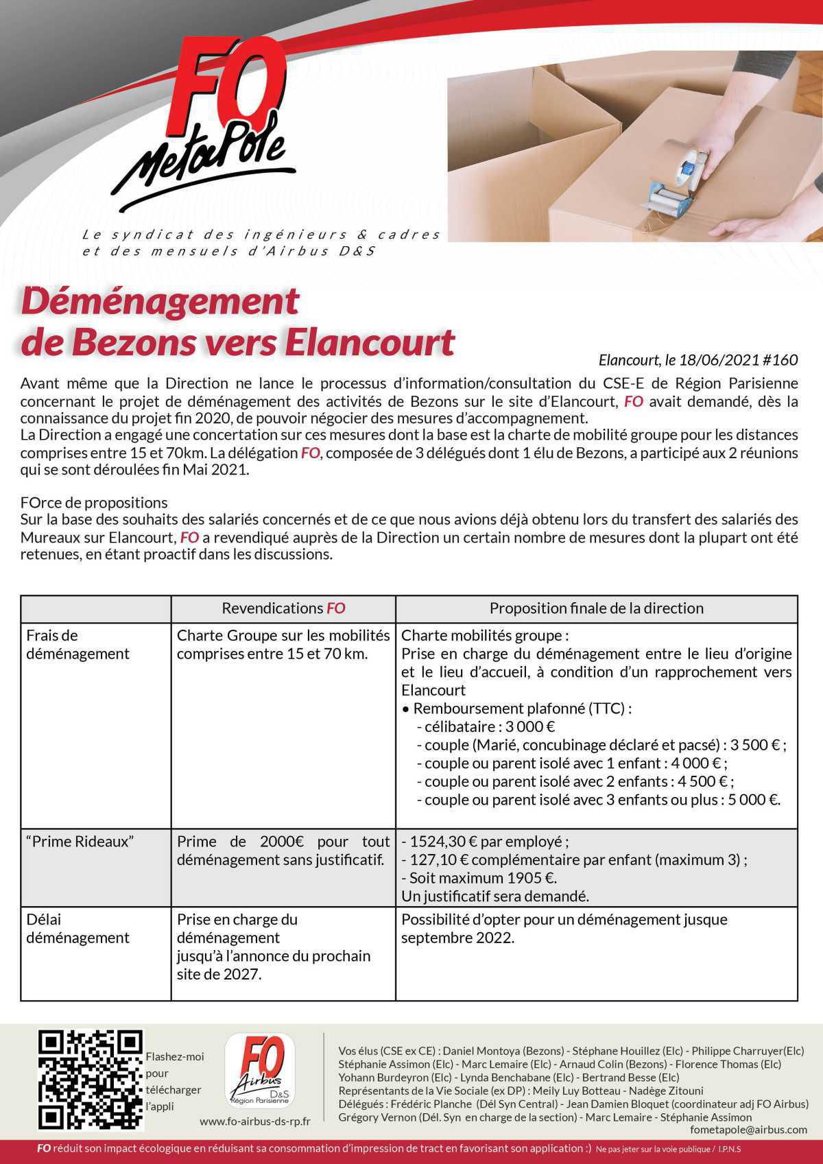 Déménagement de Bezons vers Elancourt Déménagement de Bezons vers Elancourt