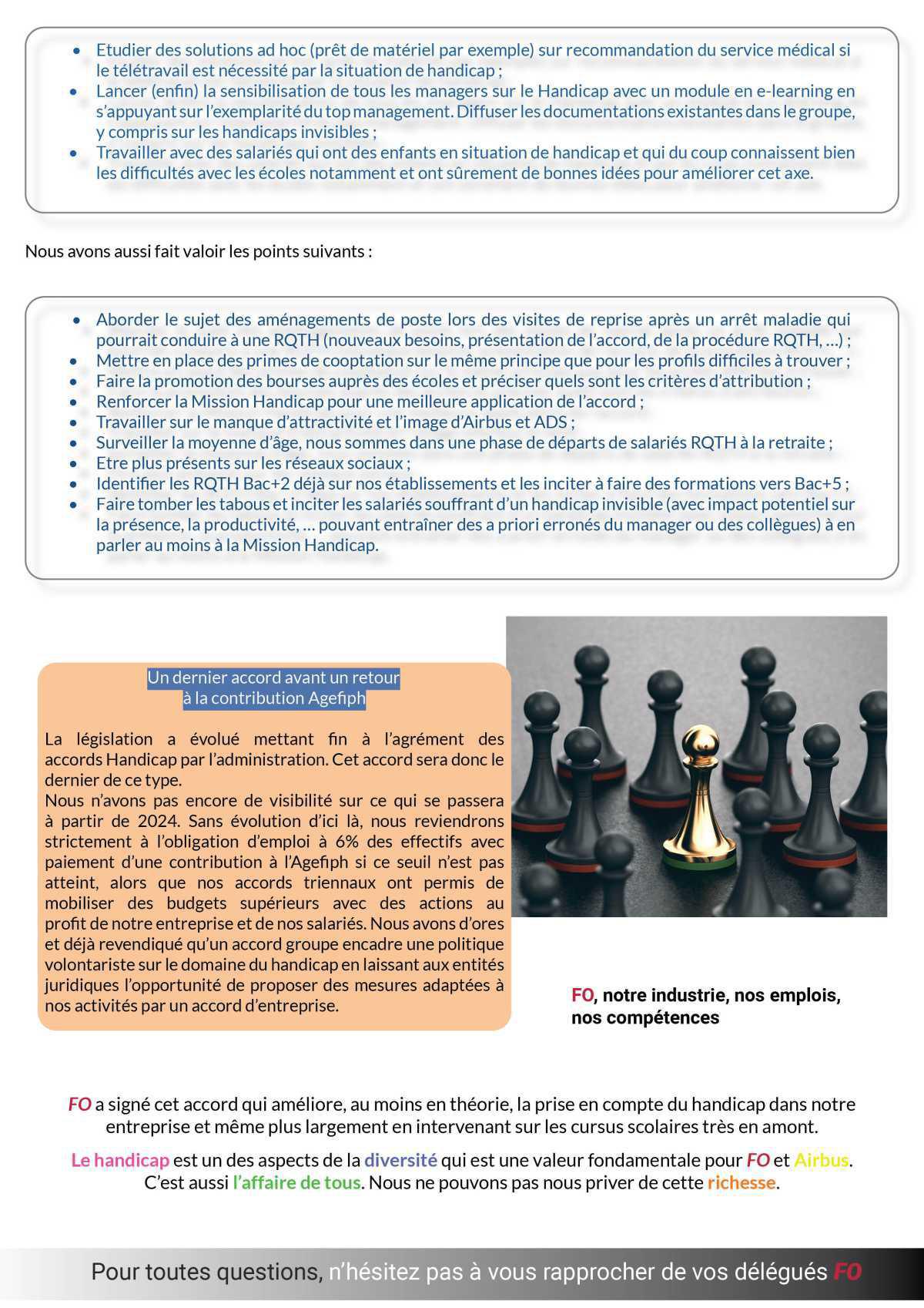 Améliorons la prise en compte du Handicap (Accord) Améliorons la prise en compte du Handicap (Accord)