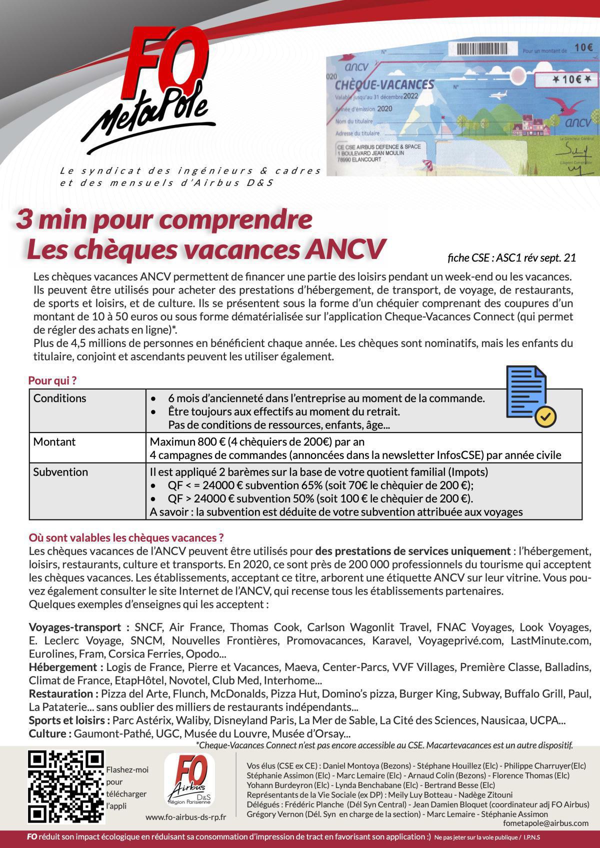 3 min pour comprendre les chèques vacances ... 3 min pour comprendre les chèques vacances ...