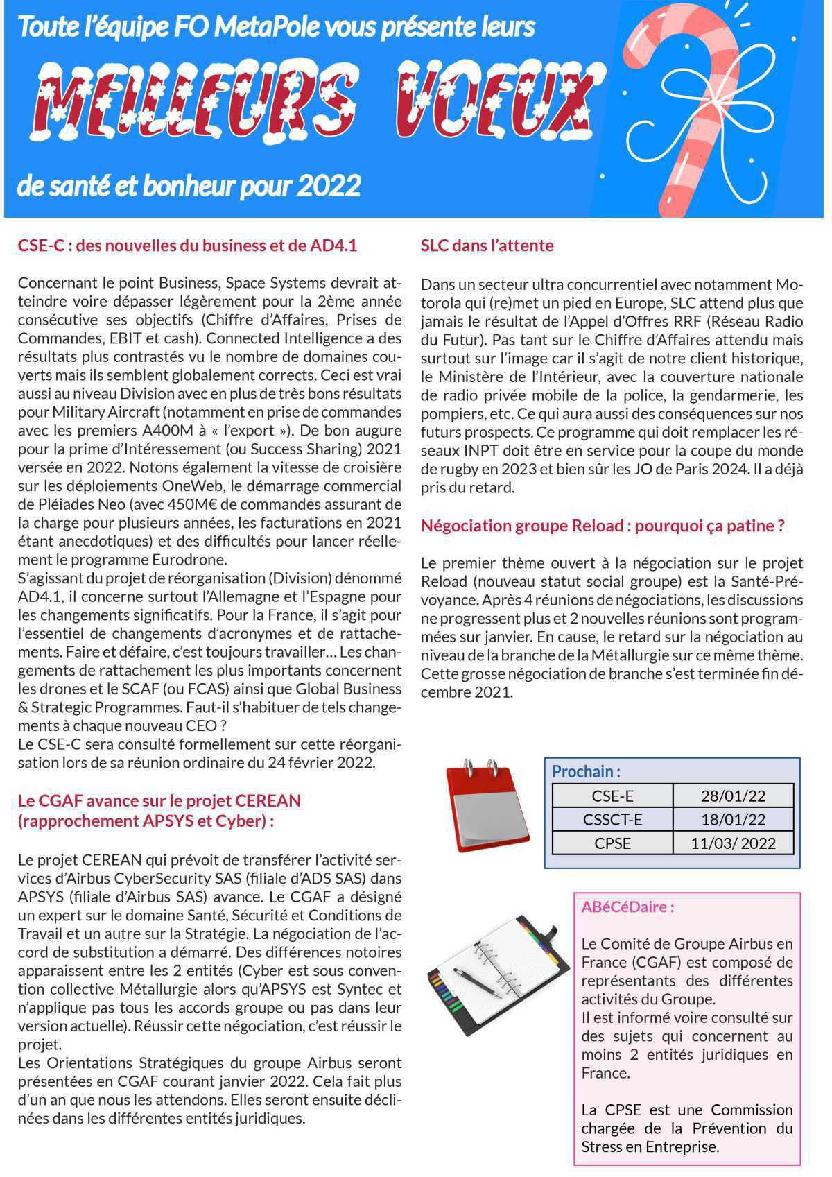 L'écho des instances #jan 22 L'écho des instances #jan 22