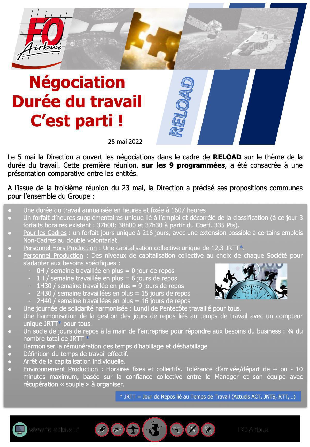 Négociation Durée du travail, c’est parti ! Négociation Durée du travail, c’est parti !