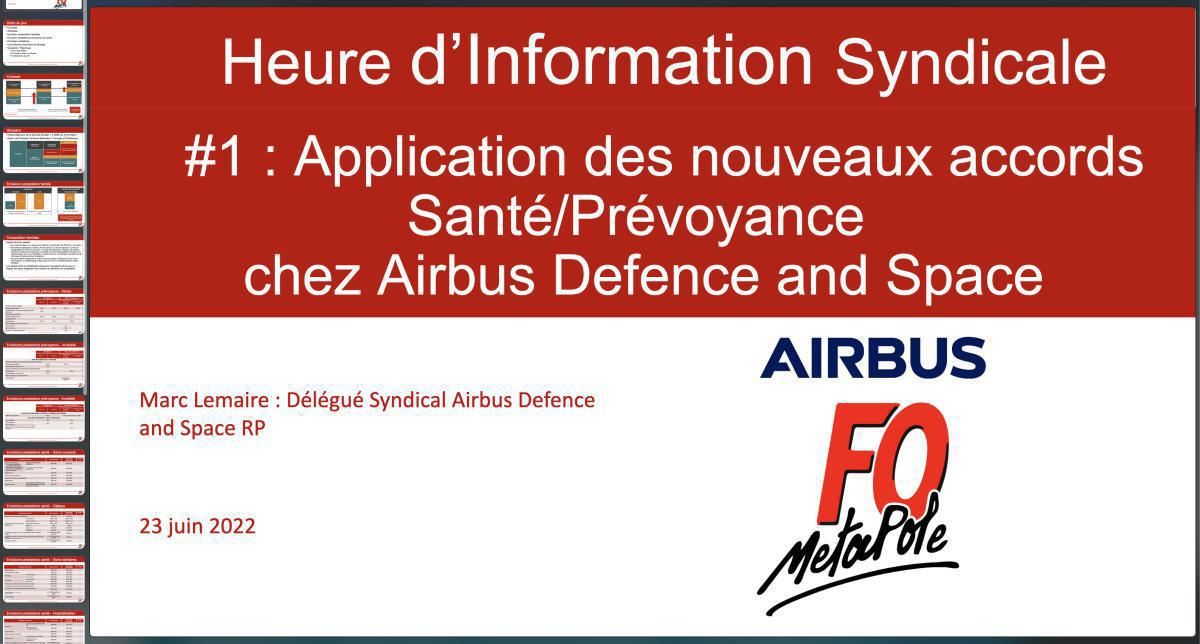 Santé et prévoyance au 1er octobre 2022 chez Airbus DS Cyber et SLC Santé et prévoyance au 1er octobre 2022 chez Airbus DS Cyber et SLC