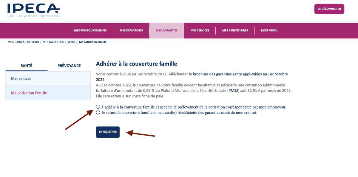 Santé et prévoyance : option famille Santé et prévoyance : option famille