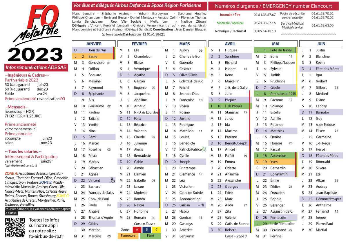 Calendrier 2023  Calendrier 2023