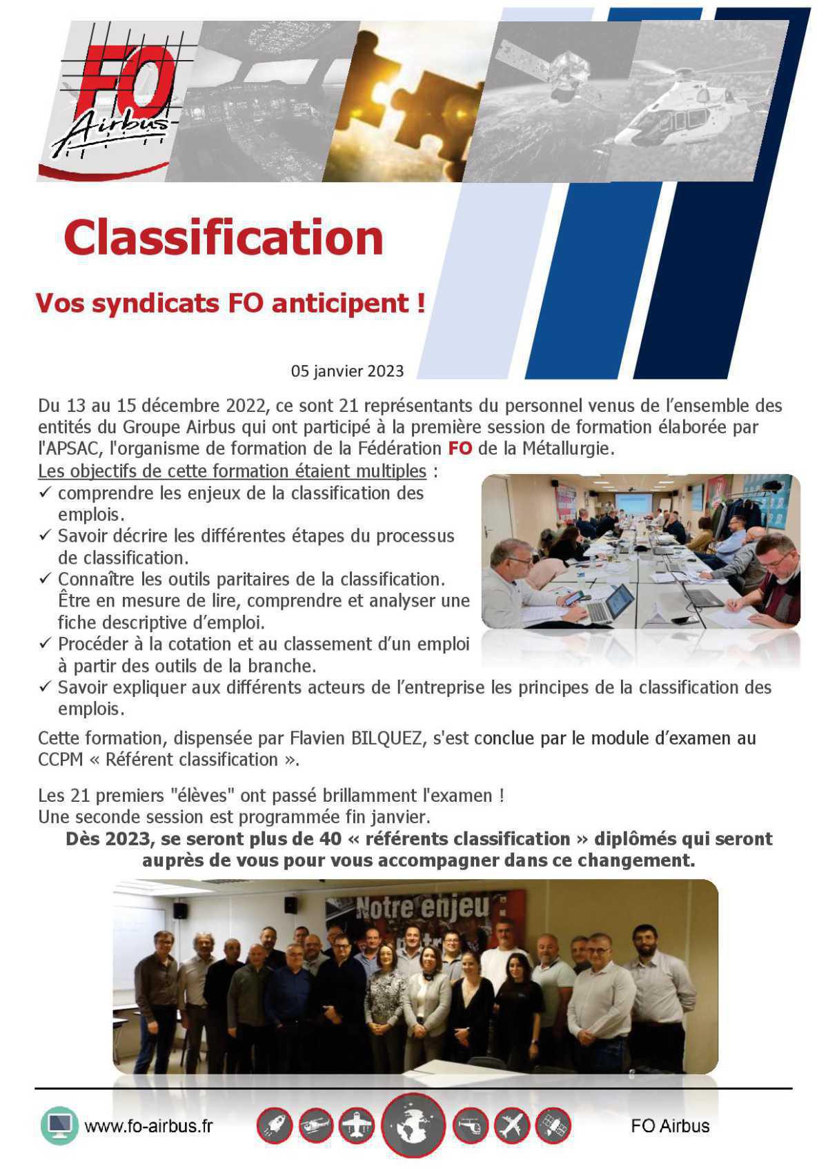 Référents Classification: FO anticipe Référents Classification: FO anticipe