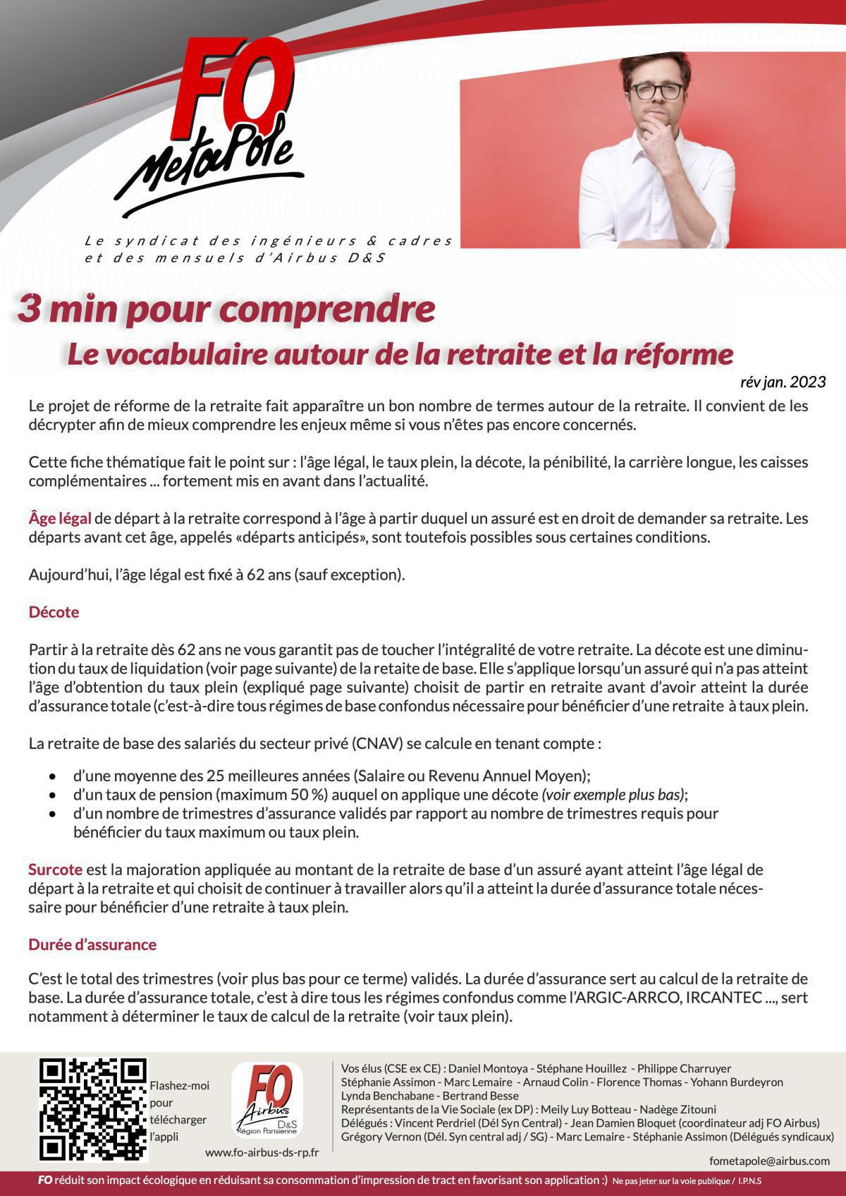 Retraites : Pourquoi cette mobilisation ? Retraites : Pourquoi cette mobilisation ?