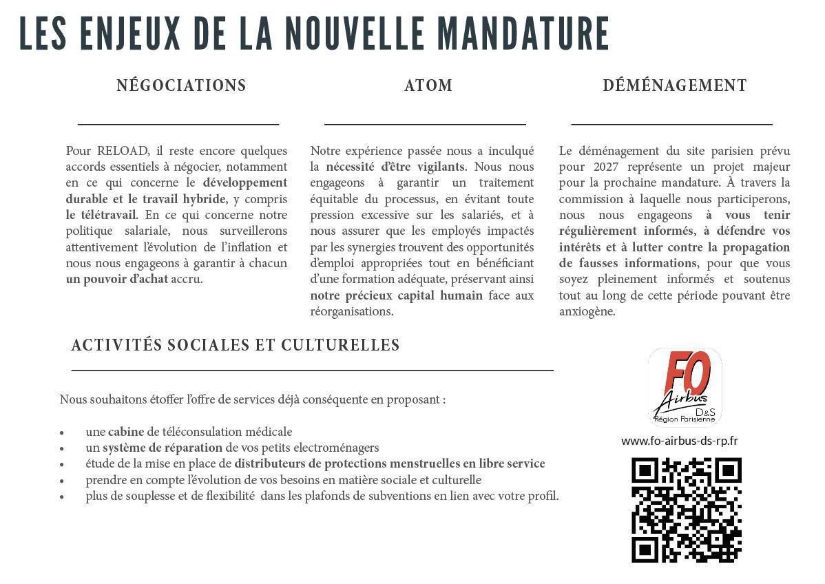 Bilan de nos actions durant la mandature Bilan de nos actions durant la mandature