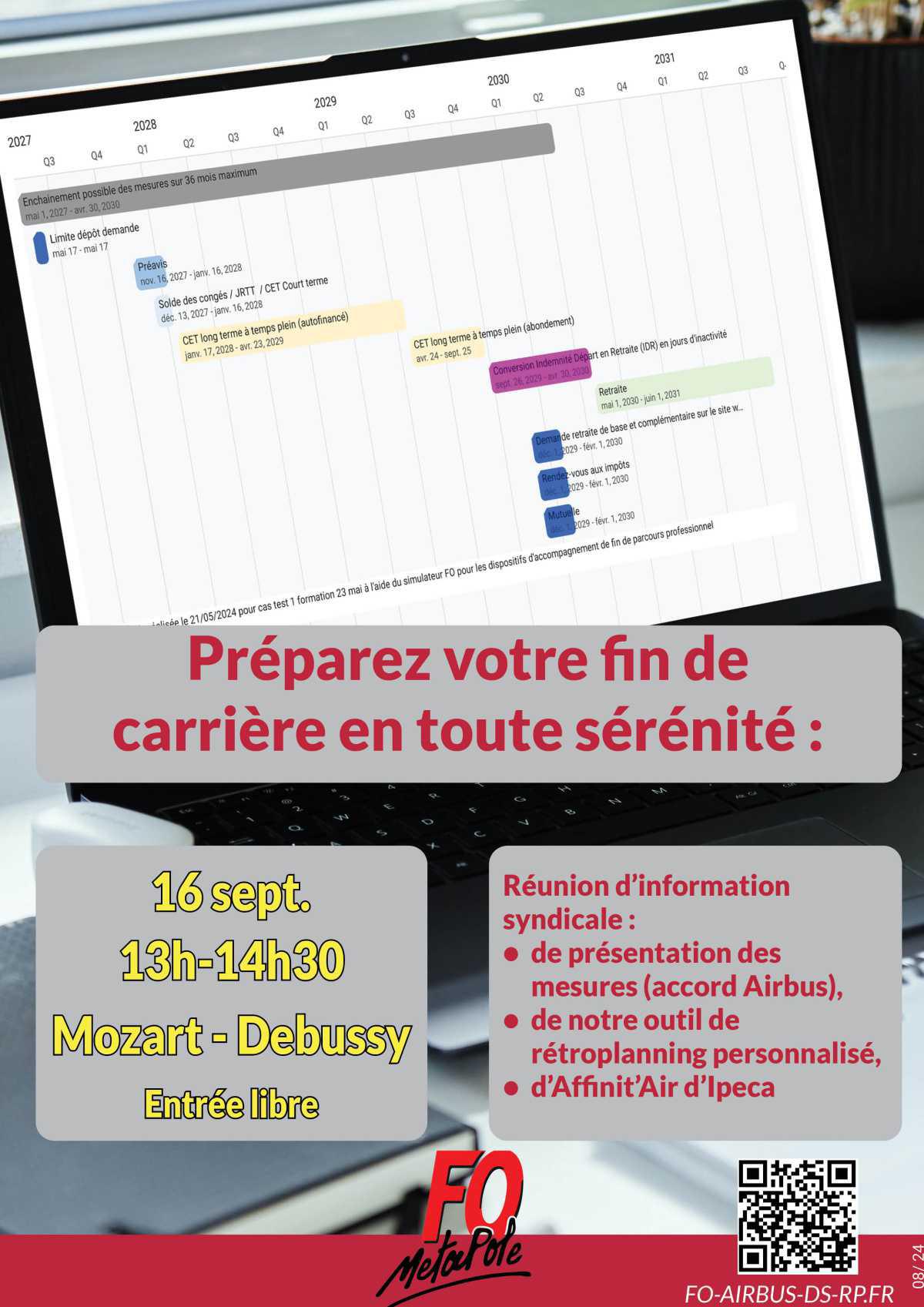 Préparez votre fin de carrière en toute sérénité