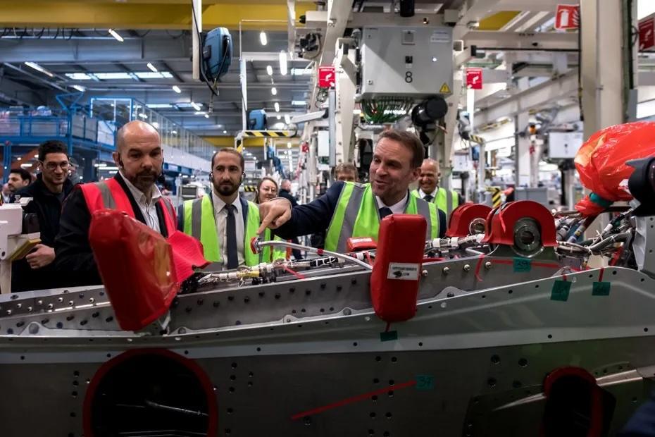 FO Airbus rencontre avec le Ministre délégué à l’industrie Ferracci lors de sa visite chez Airbus