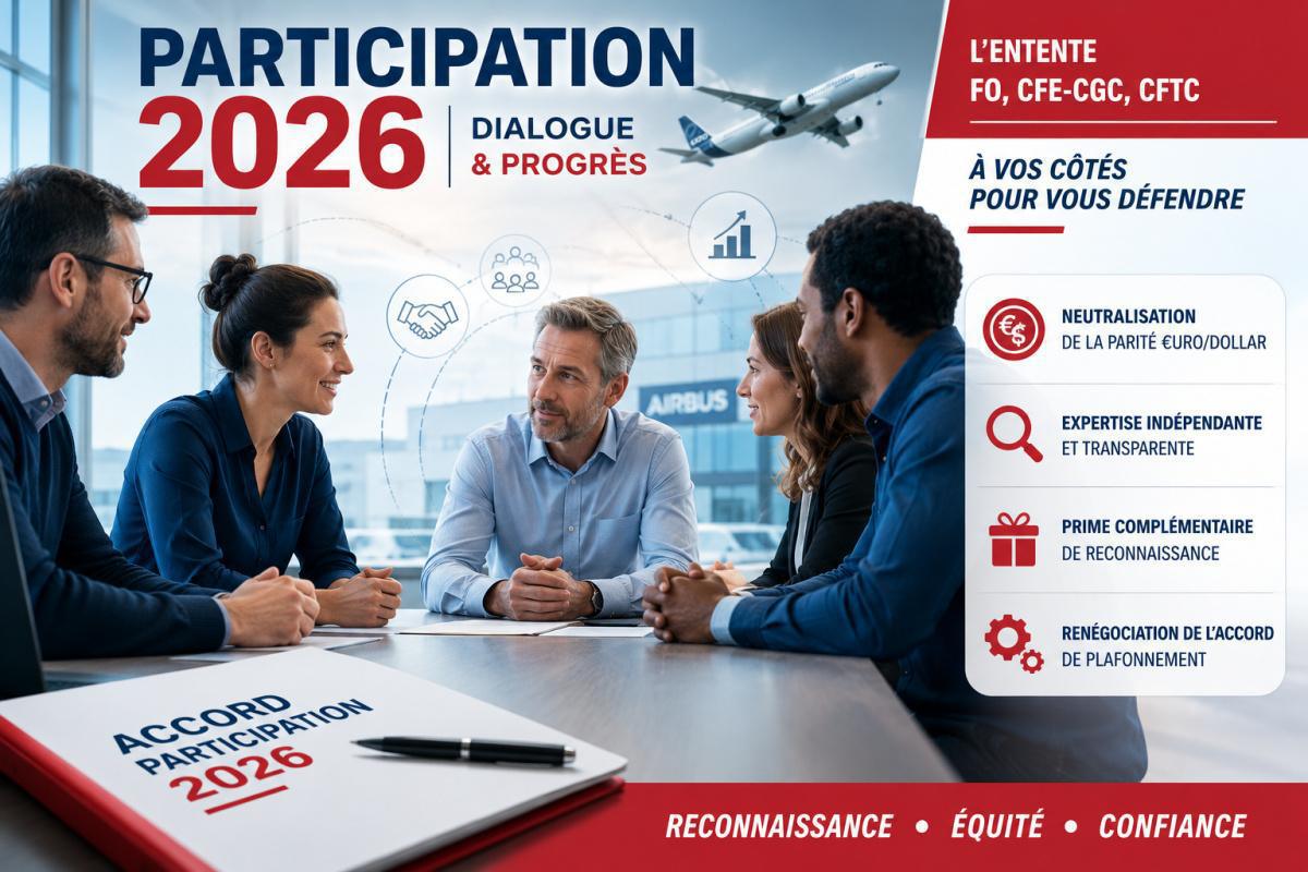 Négociation accord Participation Airbus : première réunion