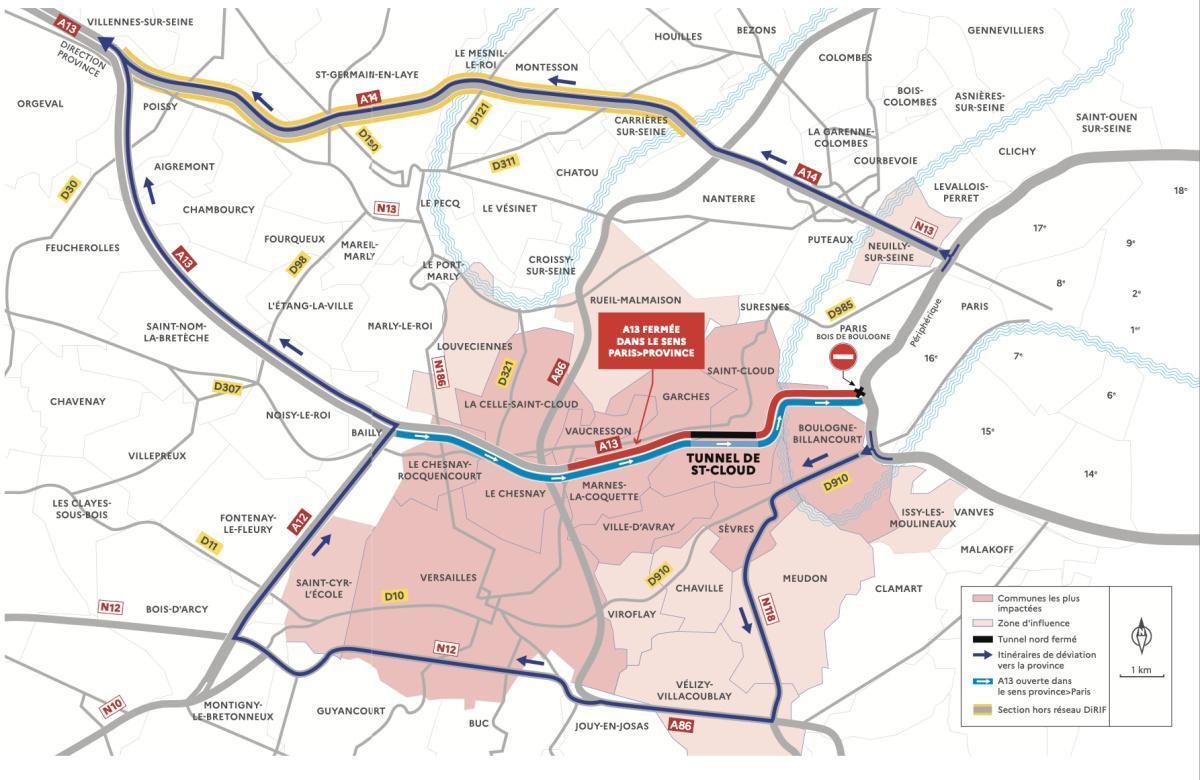 🆕 🚧Fermeture de l’A13 à Saint-Cloud : quels impacts pour les salariés d’Airbus Élancourt ?