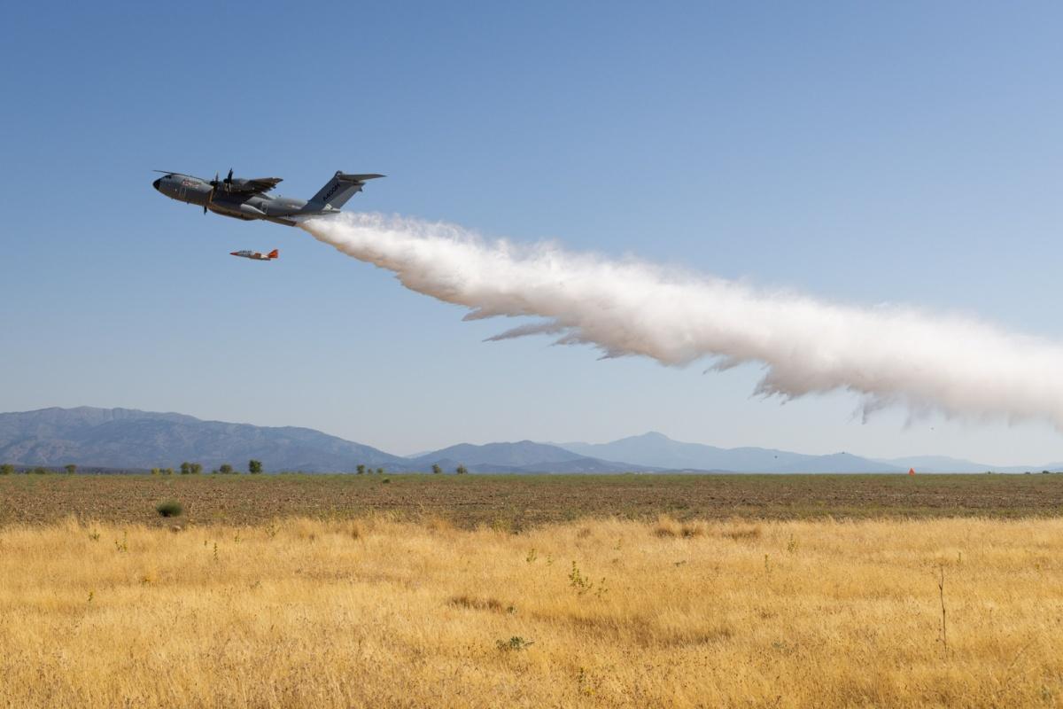 De Getafe à la Gironde : l’A400M entre dans la lutte contre les feux XXL