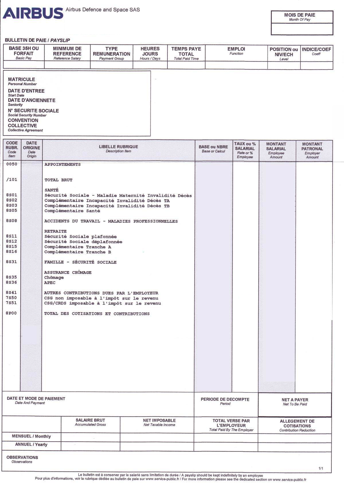 Quels Sont Les Changements Sur La Feuille De Paie De Janvier
