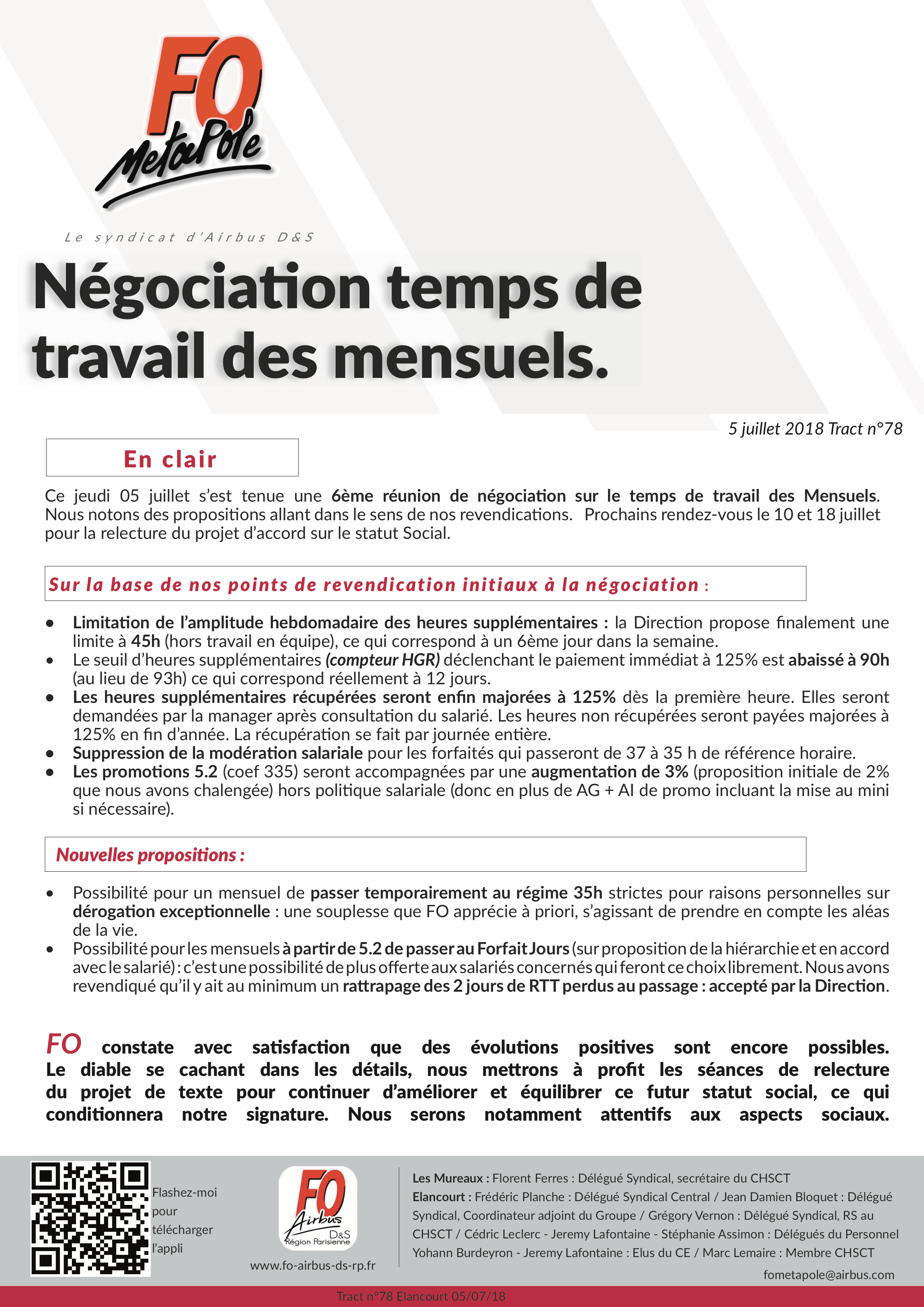 Nego Temps De Travail Des Mensuels