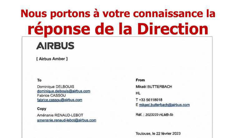 Frais de déplacement pro : réponse de la Direction