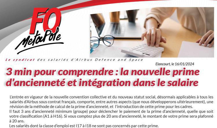 3 min pour comprendre : la nouvelle prime d’ancienneté et intégration dans le salaire