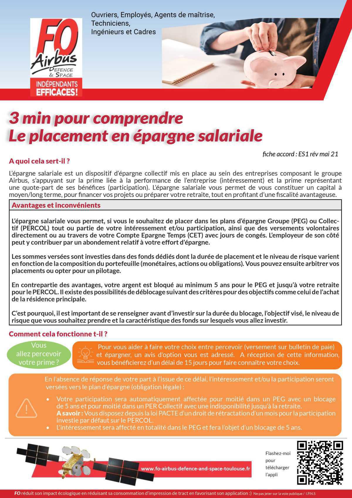 Fiche pratique Epargne Salariale et astuces ID/MDP Fiche pratique Epargne Salariale et astuces ID/MDP