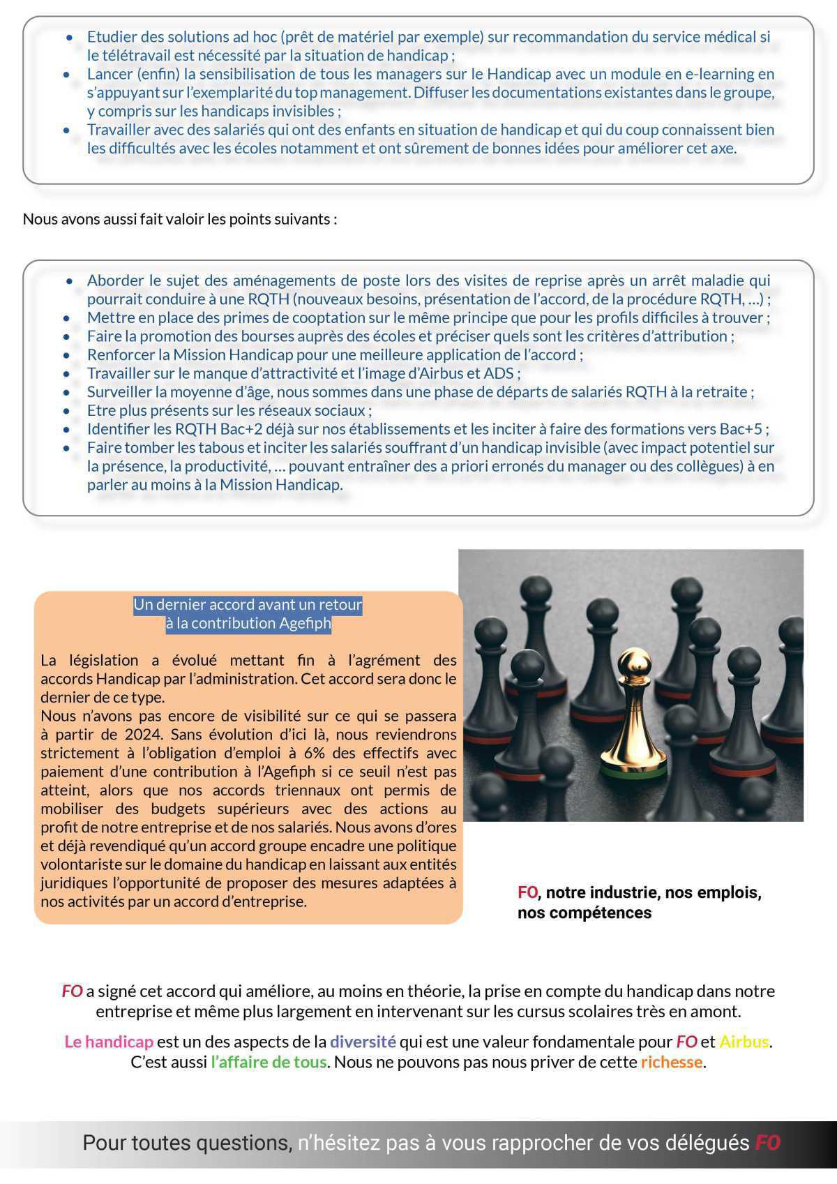 Améliorons la prise en compte du Handicap (Accord) Améliorons la prise en compte du Handicap (Accord)