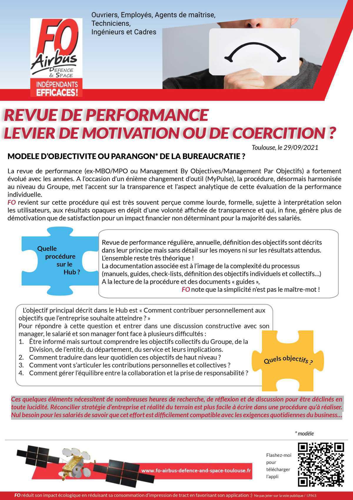 Revue de performance : levier de motivation ou de coercition ? 