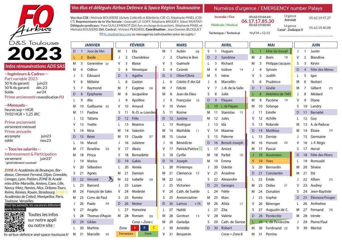 Calendrier 2023 Calendrier 2023