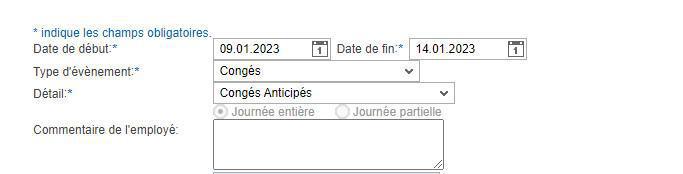 Comment poser vos demandes de congés pour 2023 ?