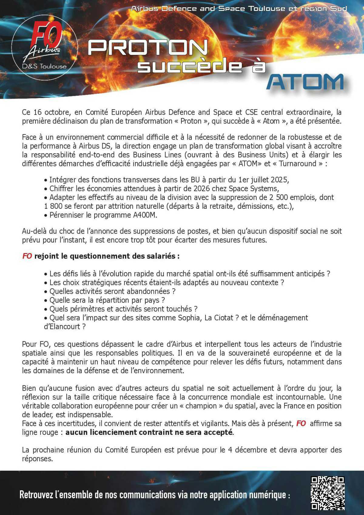 Proton succède à ATOM