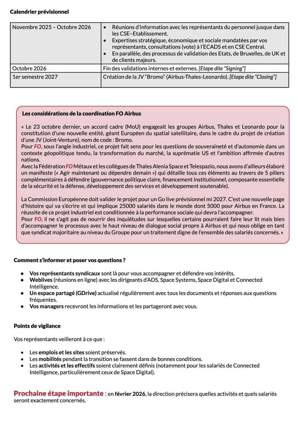 Bromo, une grande étape est franchie !