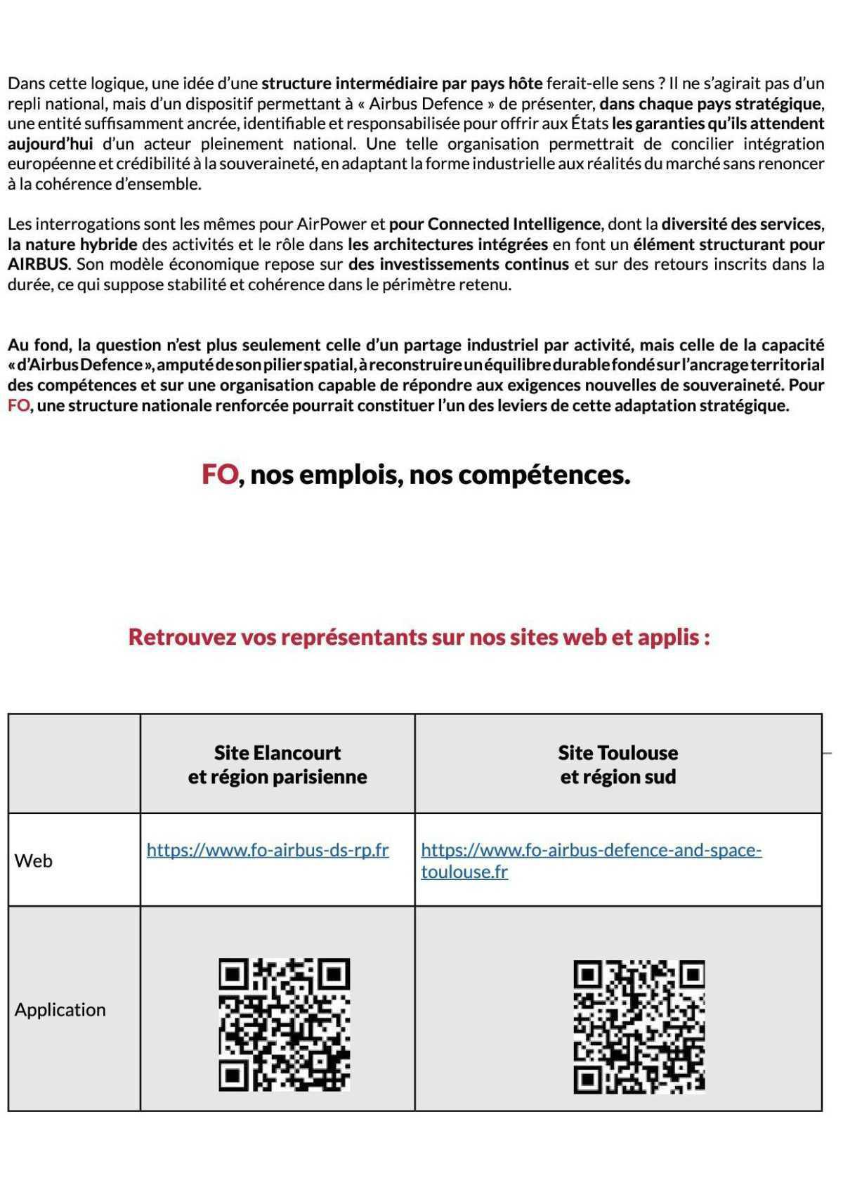 Scission de ADS - Les enjeux stratégiques et de souveraineté