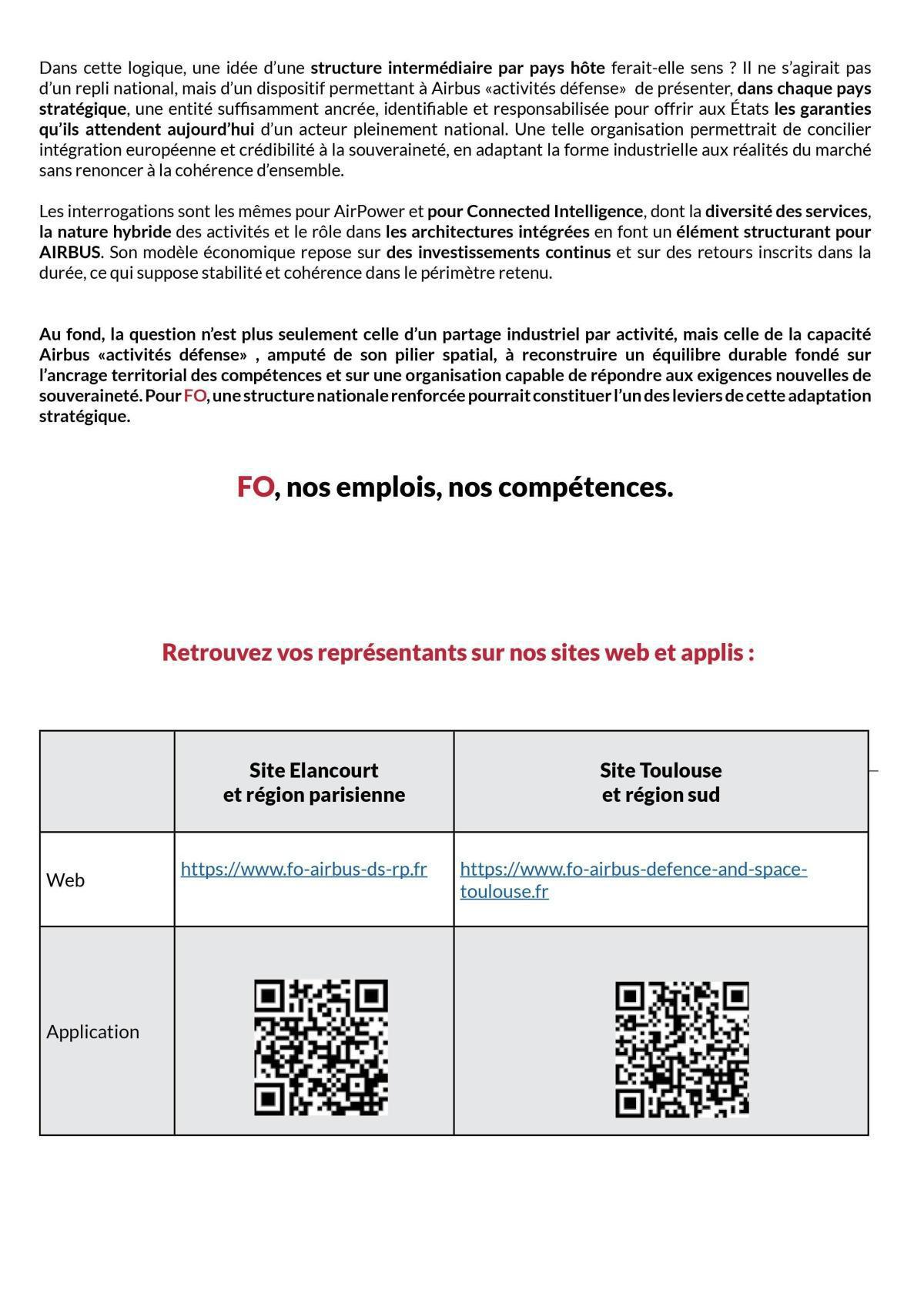 Scission de ADS - Les enjeux stratégiques et de souveraineté