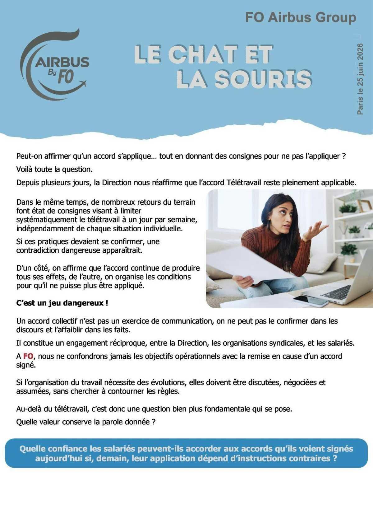 Télétravail - Le chat et la souris